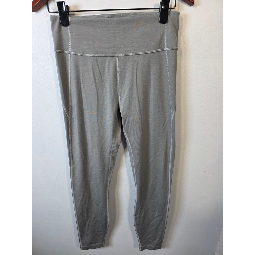 Allbirds Women Gray Natural Legging Merino Wool Tencel Activewear Size M